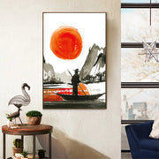 Elegant Japanese Landscape Canvas Art