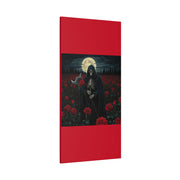 Gothic Rose Grim Reaper Canvas Wall Art