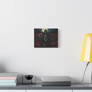Gothic Rose Grim Reaper Canvas Wall Art