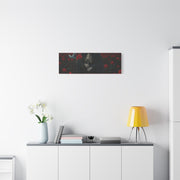 Gothic Rose Grim Reaper Canvas Wall Art