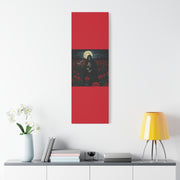 Gothic Rose Grim Reaper Canvas Wall Art
