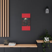 Gothic Rose Grim Reaper Canvas Wall Art