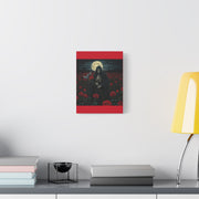 Gothic Rose Grim Reaper Canvas Wall Art
