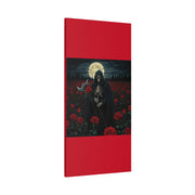 Gothic Rose Grim Reaper Canvas Wall Art