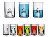 Transparent Glass Cup Shark Glass