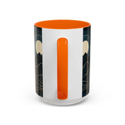 Mountain Moon Accent Coffee Mug, Cozy Mug for Coffee Lovers, Gifts for Nature Enthusiasts, Perfect for Home or Office, Ideal for Relaxation