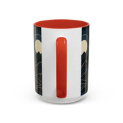 Mountain Moon Accent Coffee Mug, Cozy Mug for Coffee Lovers, Gifts for Nature Enthusiasts, Perfect for Home or Office, Ideal for Relaxation