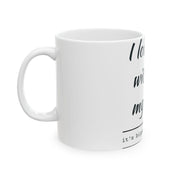 Funny Love Ceramic Mug - "I love you with all my butt", Coffee Mug, Gift for Him, Gift for Her, Couples Gift, Cute Coffee Cup, Humor Mug