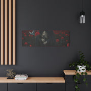 Gothic Rose Grim Reaper Canvas Wall Art