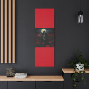 Gothic Rose Grim Reaper Canvas Wall Art