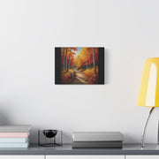 Autumn Landscape Canvas Art - Stretched Wall Decor for Fall Home Decoration