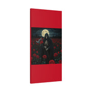 Gothic Rose Grim Reaper Canvas Wall Art