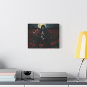 Gothic Rose Grim Reaper Canvas Wall Art
