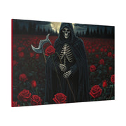 Gothic Rose Grim Reaper Canvas Wall Art