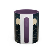 Mountain Moon Accent Coffee Mug, Cozy Mug for Coffee Lovers, Gifts for Nature Enthusiasts, Perfect for Home or Office, Ideal for Relaxation