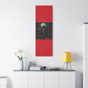 Gothic Rose Grim Reaper Canvas Wall Art
