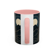 Mountain Moon Accent Coffee Mug, Cozy Mug for Coffee Lovers, Gifts for Nature Enthusiasts, Perfect for Home or Office, Ideal for Relaxation