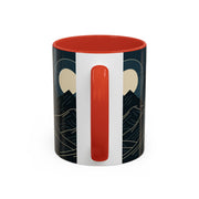 Mountain Moon Accent Coffee Mug, Cozy Mug for Coffee Lovers, Gifts for Nature Enthusiasts, Perfect for Home or Office, Ideal for Relaxation