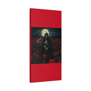 Gothic Rose Grim Reaper Canvas Wall Art