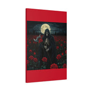 Gothic Rose Grim Reaper Canvas Wall Art
