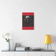 Gothic Rose Grim Reaper Canvas Wall Art