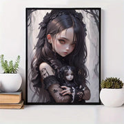 5DDIY Diamond Painting Set  Full Diamond Round Water Diamond Art