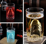 Transparent Glass Cup Shark Glass