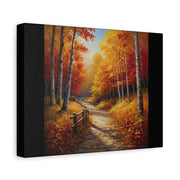 Autumn Landscape Canvas Art - Stretched Wall Decor for Fall Home Decoration