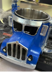 Truck Coffee Mug Semi Truck Handcrafted Coffee Cup