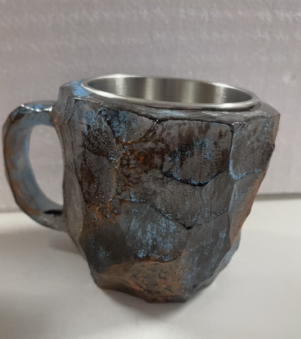 400ml Resin Mineral Crystal Coffee Mugs With Handles