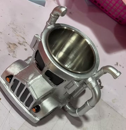 Truck Coffee Mug Semi Truck Handcrafted Coffee Cup