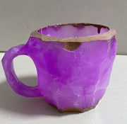400ml Resin Mineral Crystal Coffee Mugs With Handles