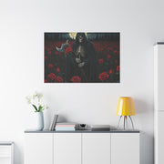Gothic Rose Grim Reaper Canvas Wall Art