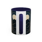Mountain Moon Accent Coffee Mug, Cozy Mug for Coffee Lovers, Gifts for Nature Enthusiasts, Perfect for Home or Office, Ideal for Relaxation