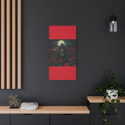 Gothic Rose Grim Reaper Canvas Wall Art