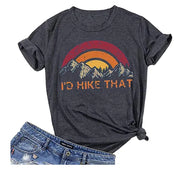 Women's Retro Graffiti Tee - Urban Chic