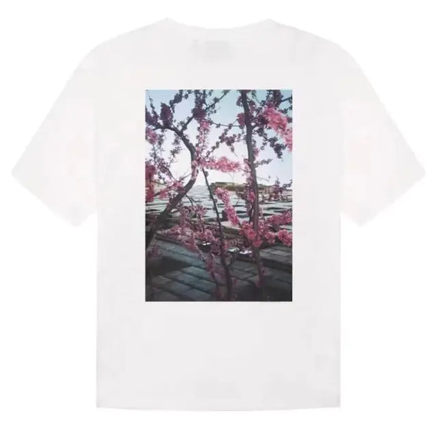Floral Duo Graphic Tees for Couples