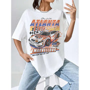Women's Cotton Racing Car Tee