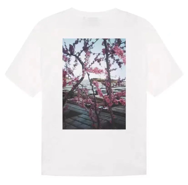 Floral Duo Graphic Tees for Couples