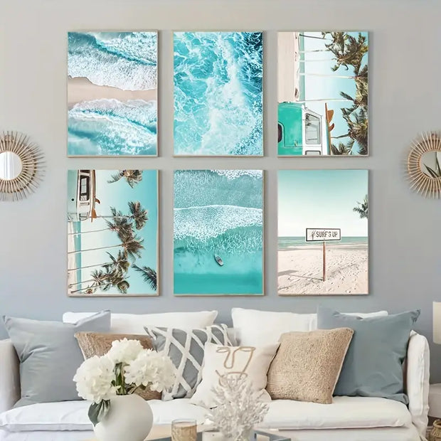 Coastal Charm 6-Piece Wall Art Set