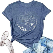 Women's Retro Graffiti Tee - Urban Chic