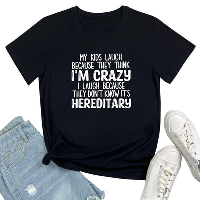 Women's ROSEPARK Cute Graphic Tee in Black