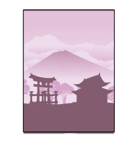 Elegant Japanese Landscape Canvas Art