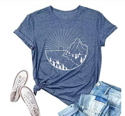 Women's Retro Graffiti Tee - Urban Chic