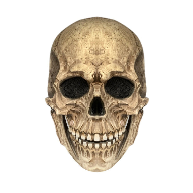 Halloween Movable Mouth Skull Mask Helmet Mouth Movable Skull Full Head Skull Mask
