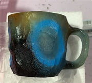 400ml Resin Mineral Crystal Coffee Mugs With Handles