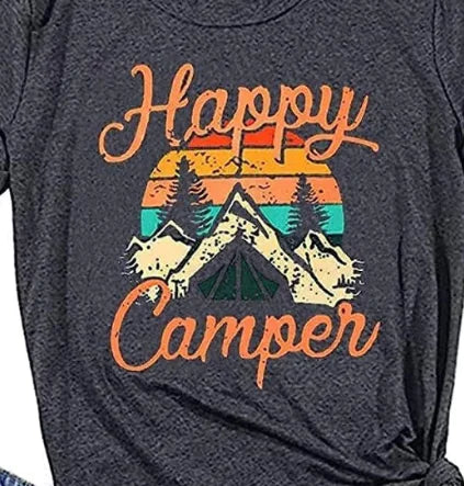 Women's Retro Graffiti Tee - Urban Chic